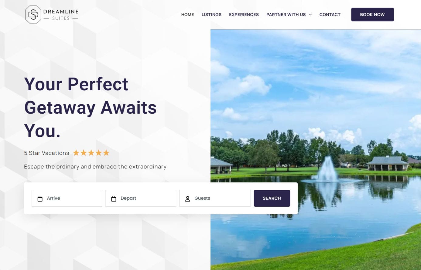 Dreamline Suites, Boostly direct-booking site